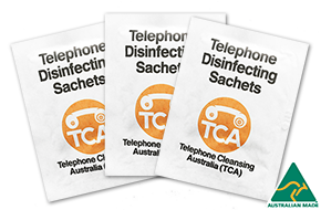 Telephone Disinfecting and Cleaning Sachets